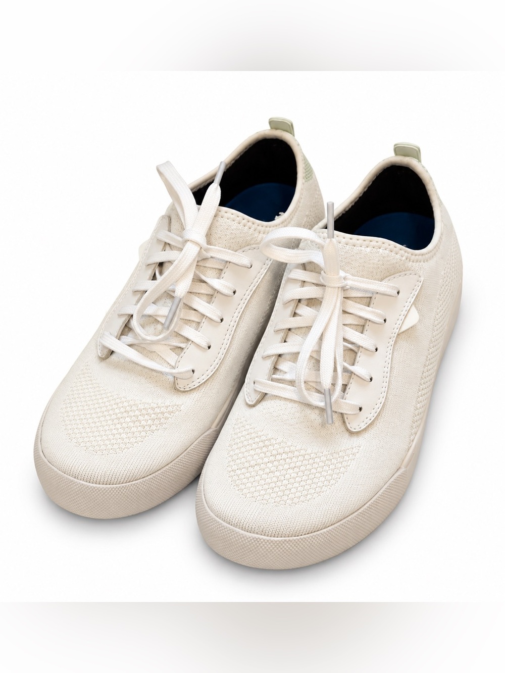 Vessi Weekend Sneaker Women’s Size 10 White/Green Knit Shoes